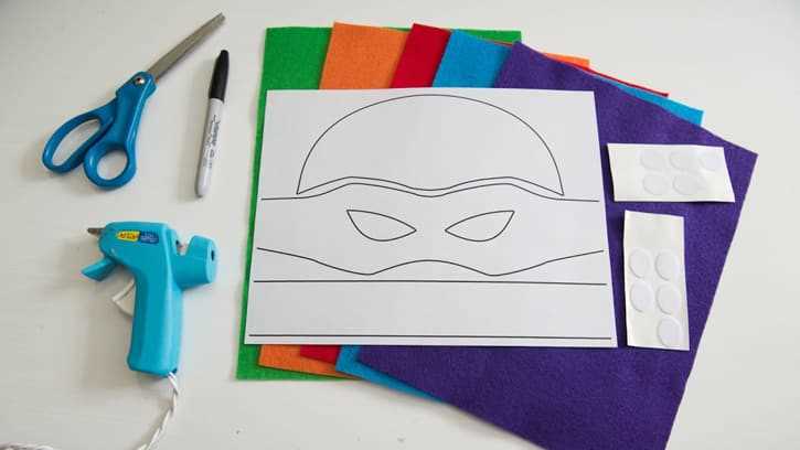 teenage mutant ninja turtles printable mask