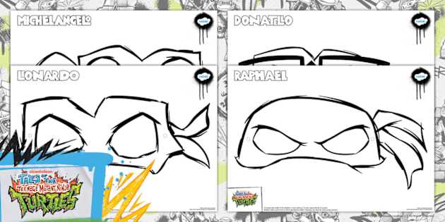 teenage mutant ninja turtles printable mask