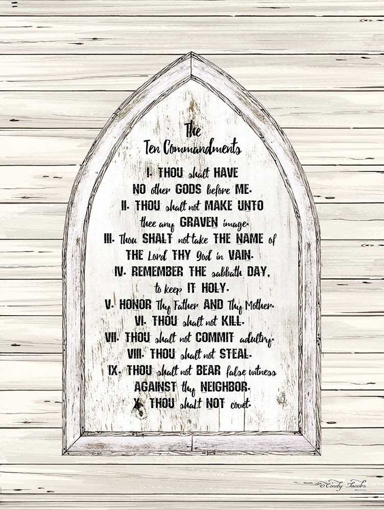 ten commandments poster printable