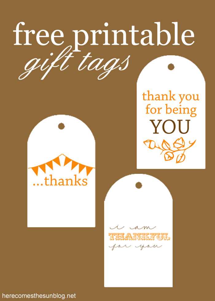 thank you tag printable free
