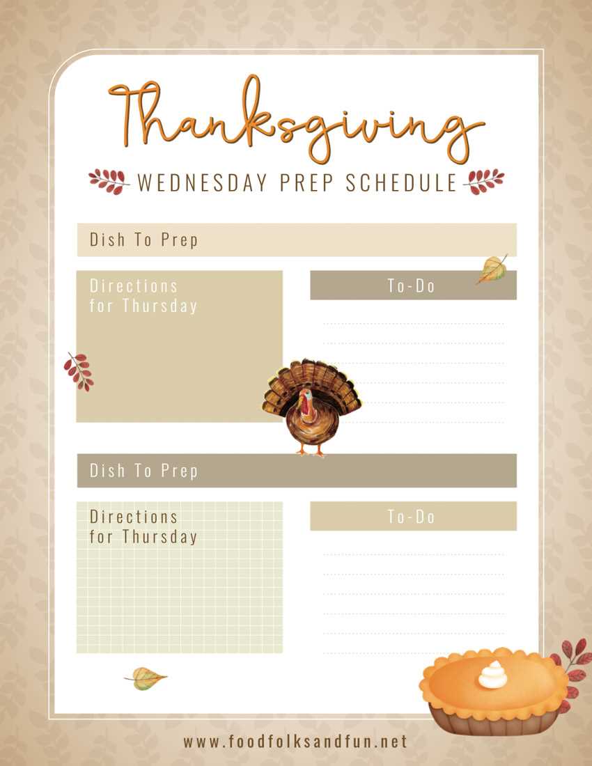 thanksgiving menu printable