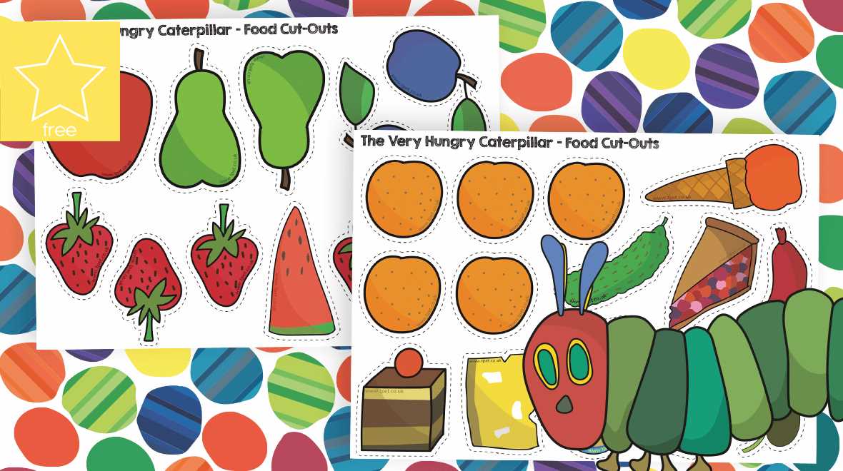 the hungry caterpillar food printables
