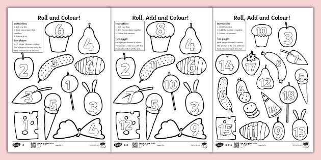 the hungry caterpillar food printables