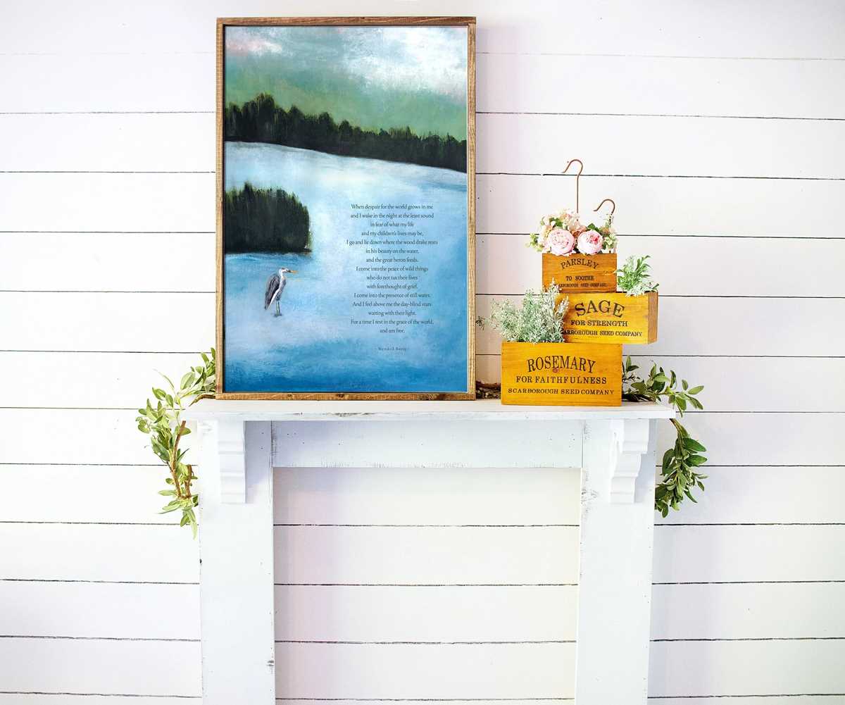 the peace of wild things printable