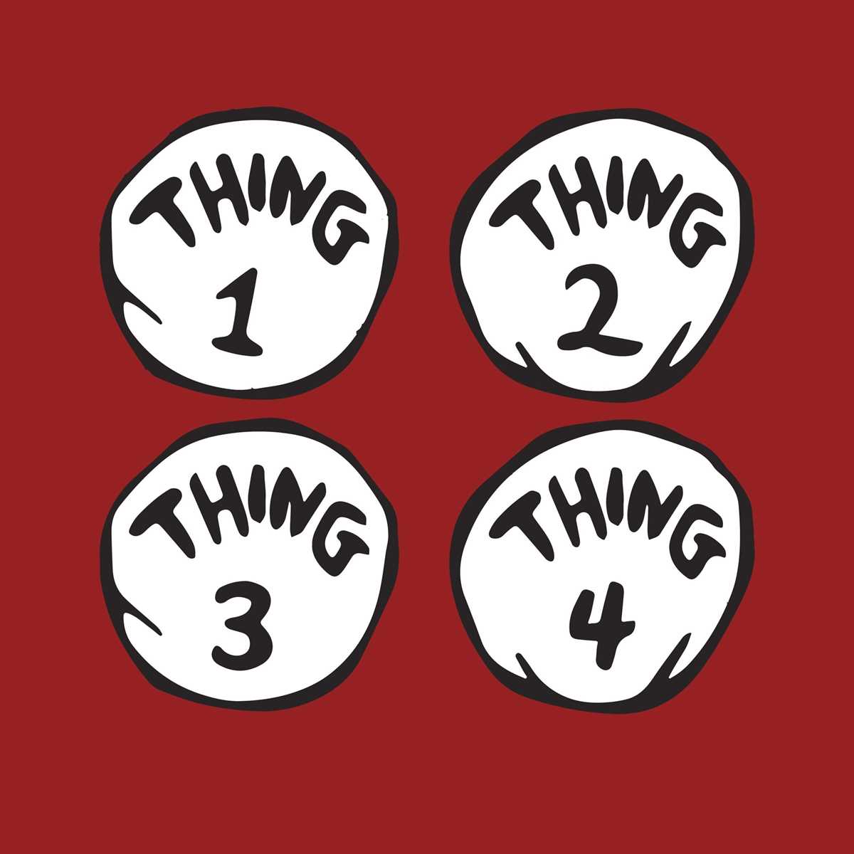 thing 1 and thing 2 free printable template
