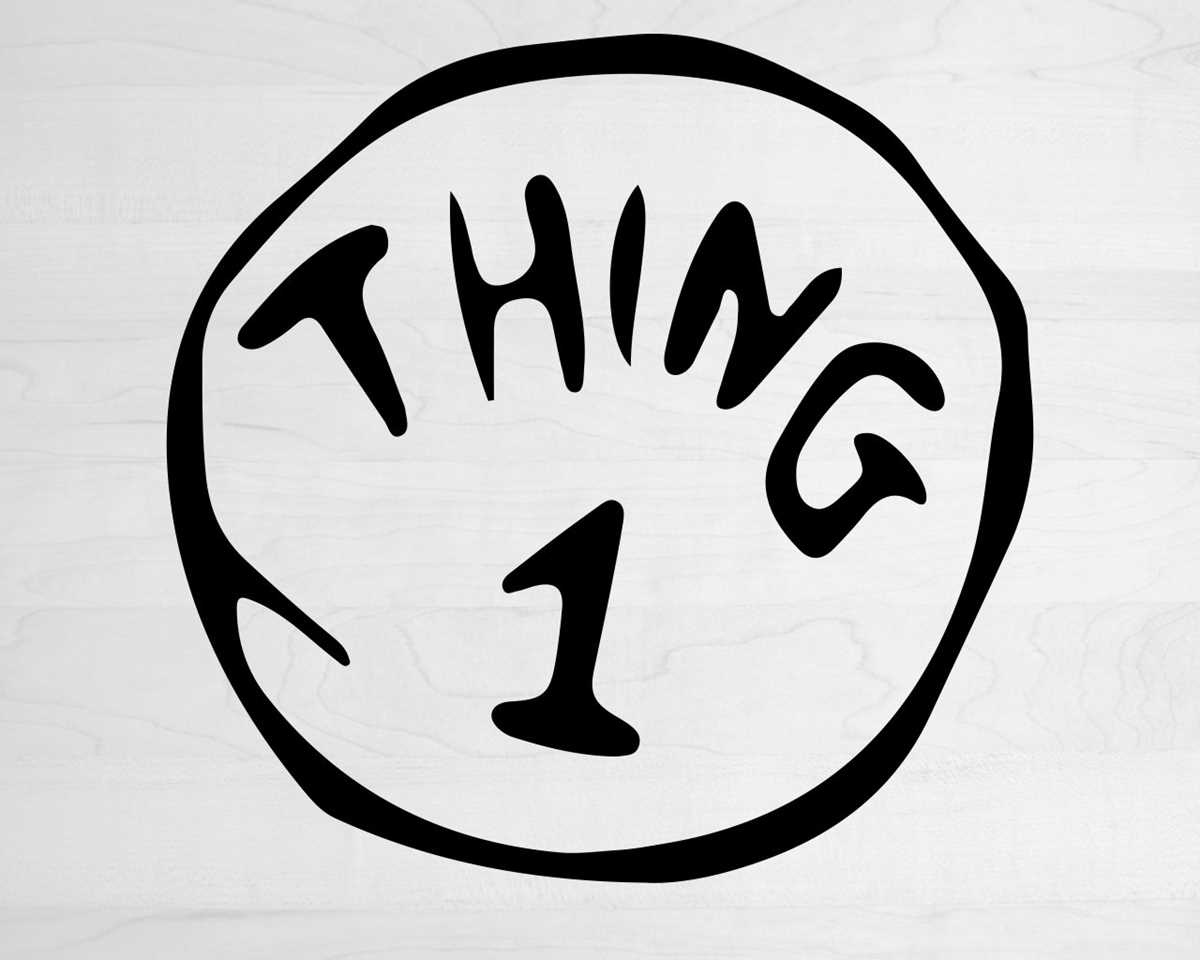 thing 2 printable
