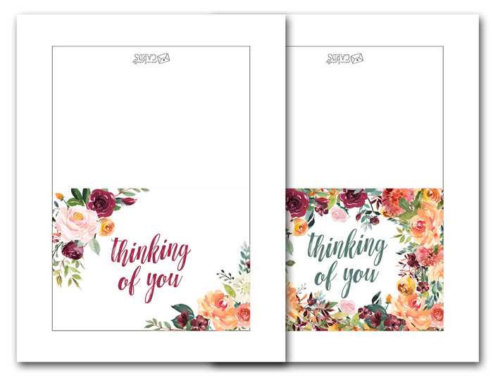 thinking of you printable cards