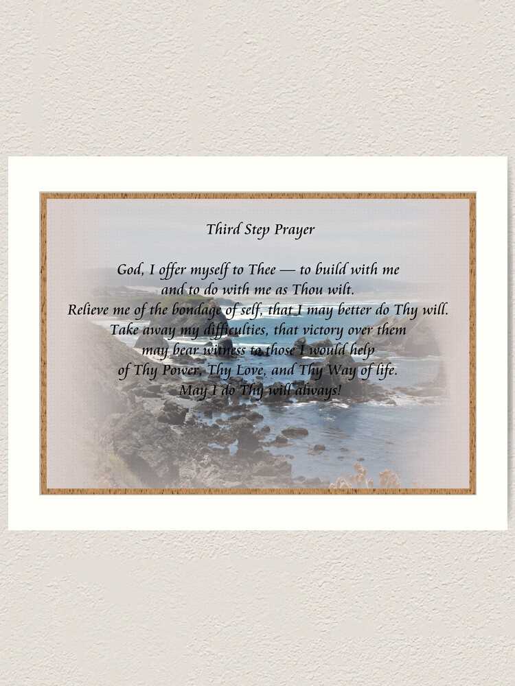 third step prayer printable