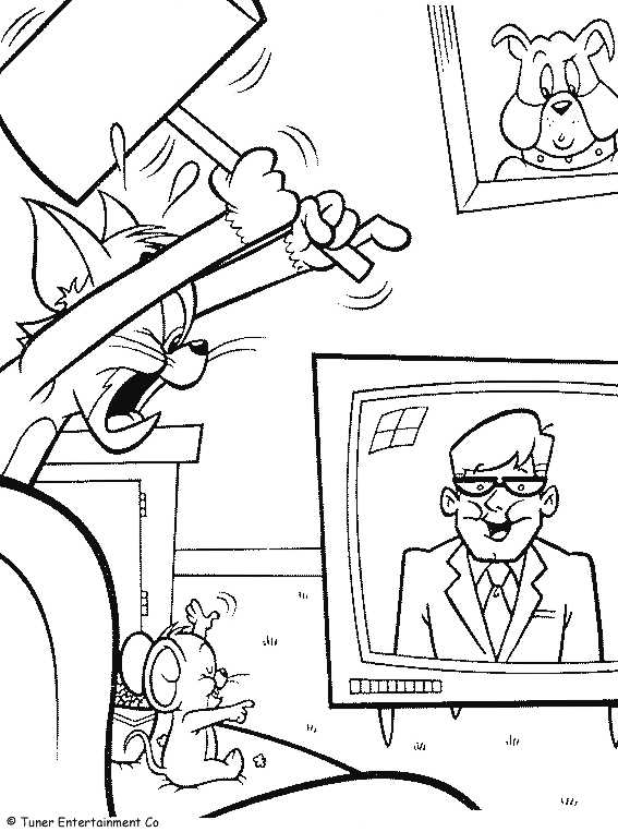 tom and jerry printable coloring pages