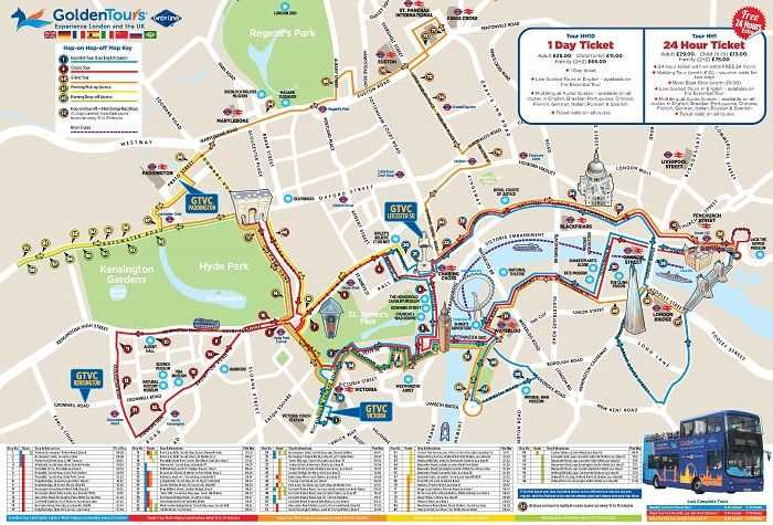 tourist map of london printable