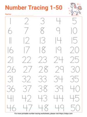 traceable numbers printable