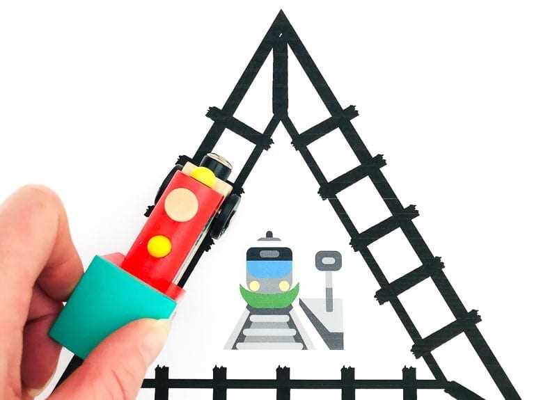 train tracks printable