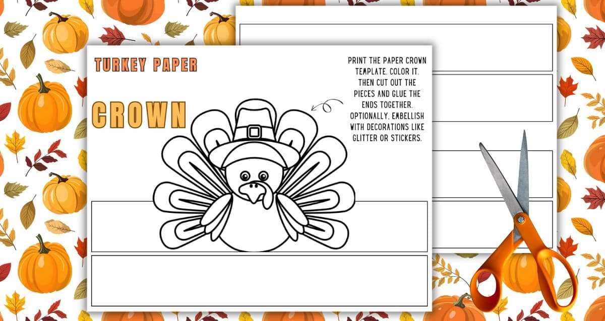 turkey crown printable