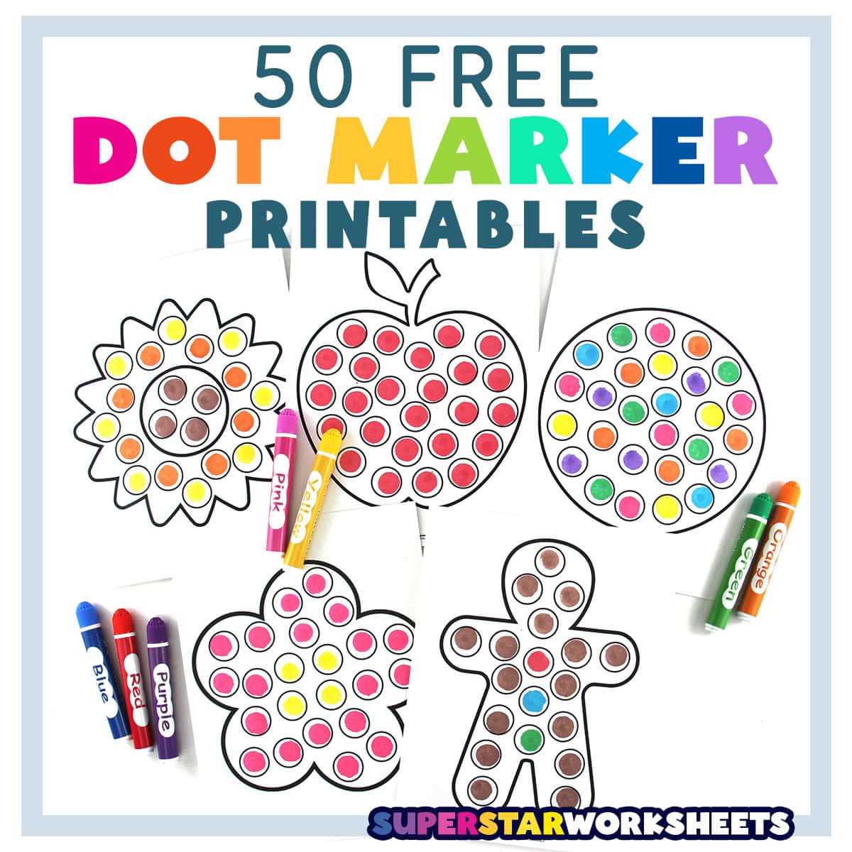 turkey dot marker printable