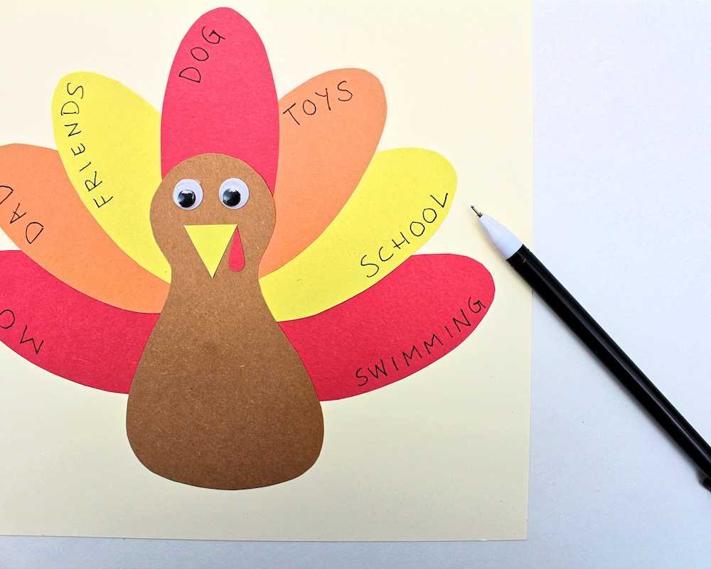 turkey feather template printable