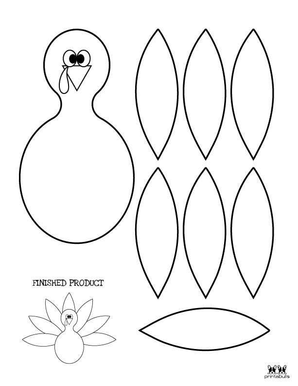 turkey printable template