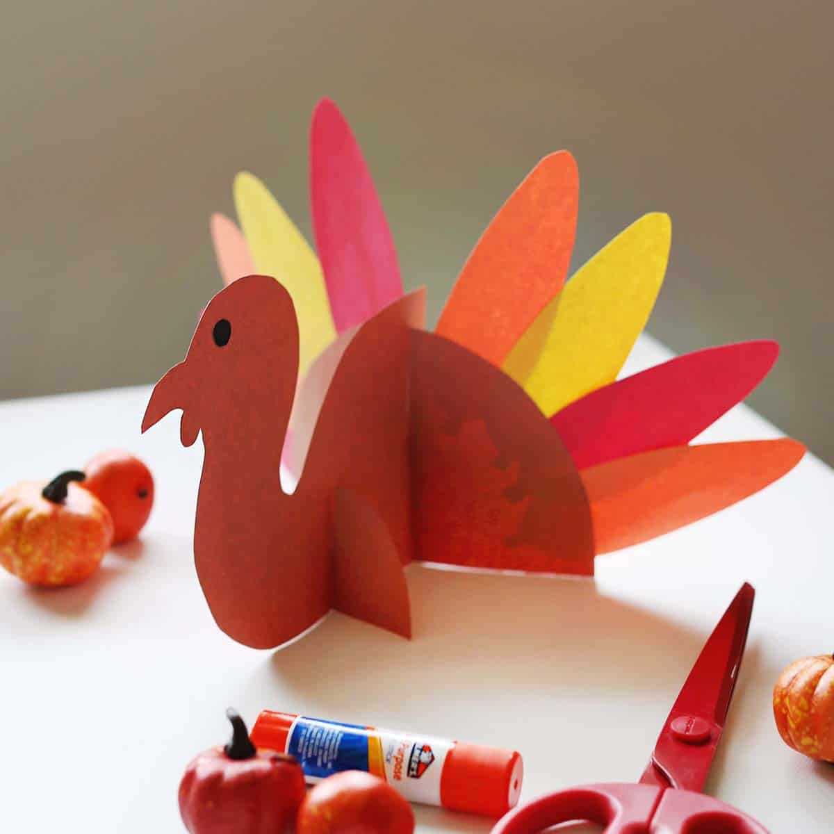 turkey template free printable