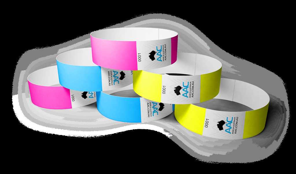 tyvek wristbands printable
