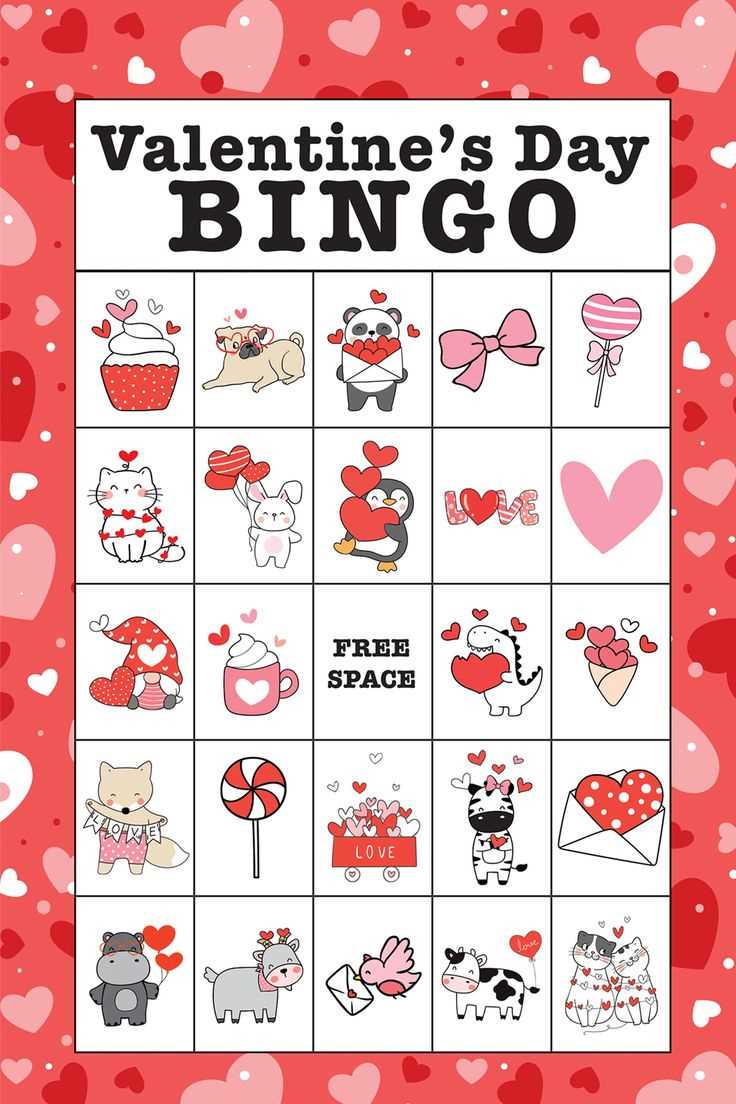 valentine bingo free printable