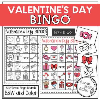 valentine bingo free printable