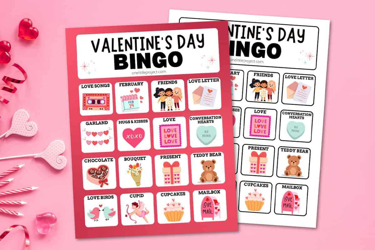 valentine bingo free printable