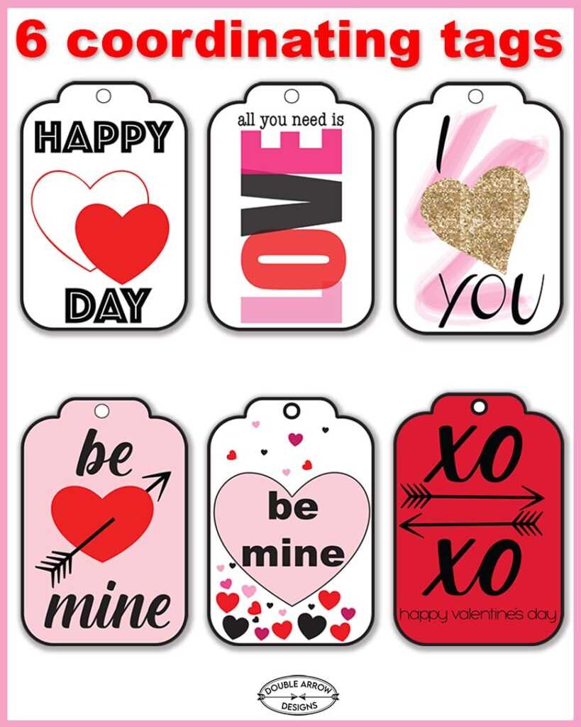 valentine labels printable