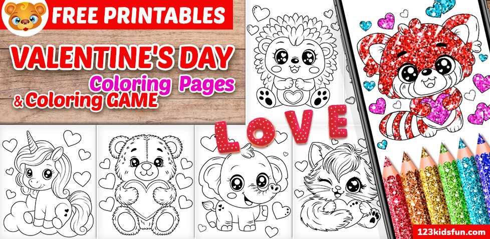 valentines day card printable coloring pages