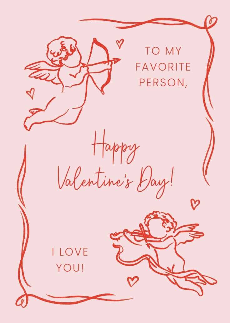 valentines day card template printable