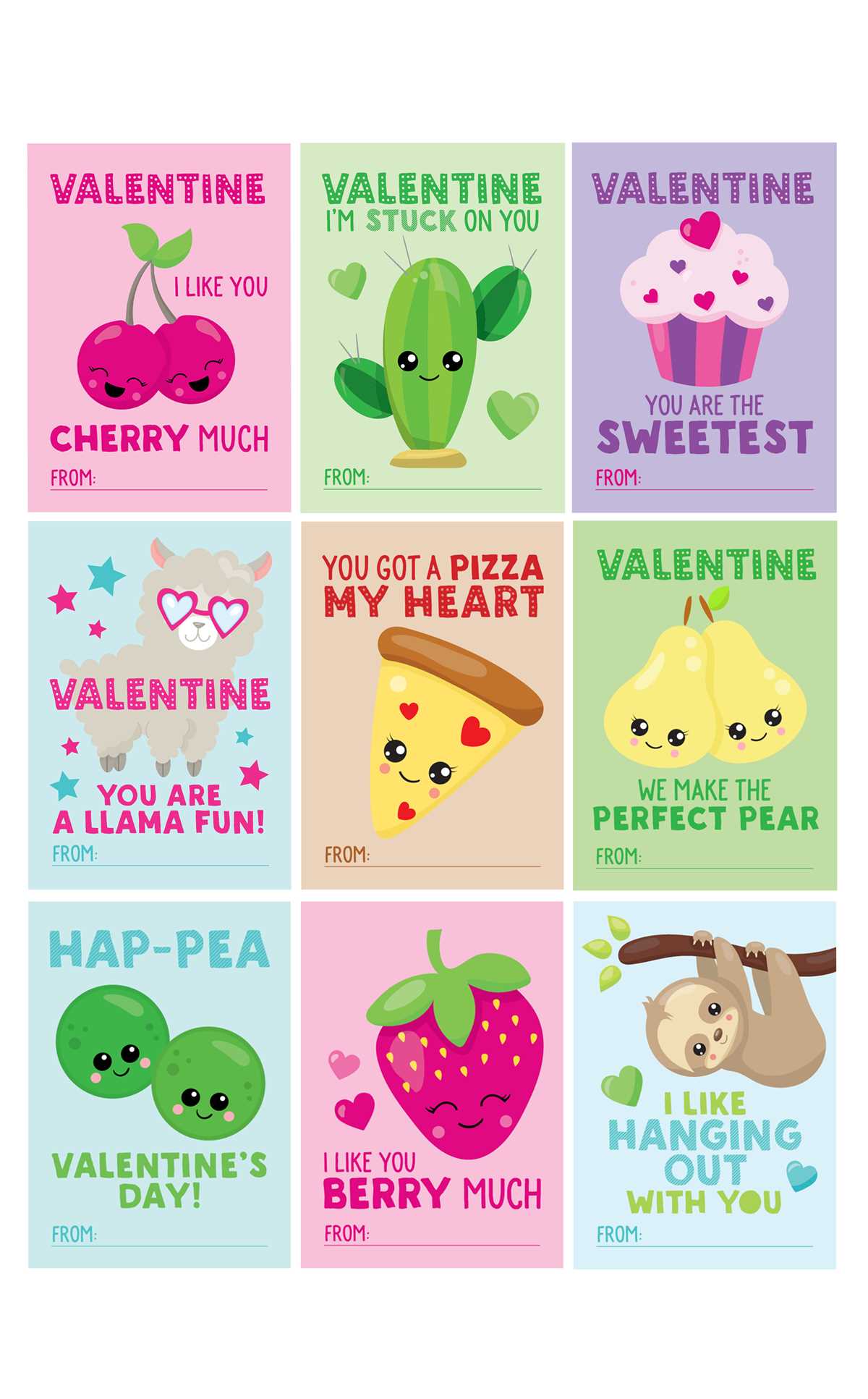 valentines day cards printable