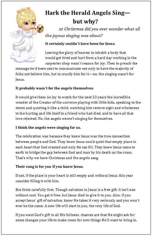 very short christmas stories printable