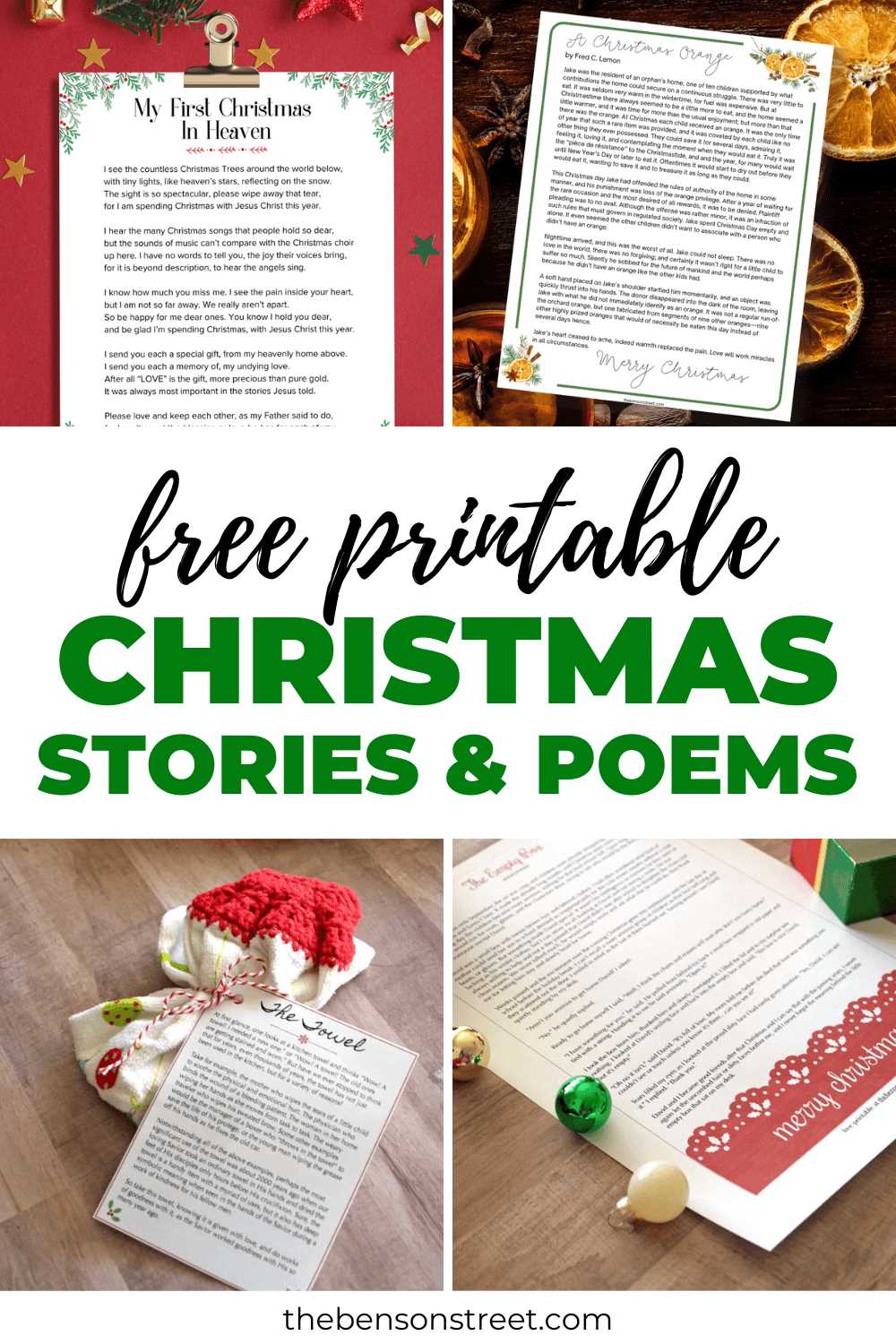 very short christmas stories printable
