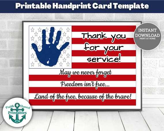 veterans day free printable cards