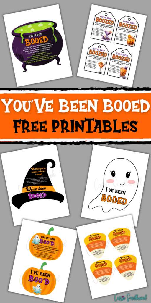 we ve been booed printable