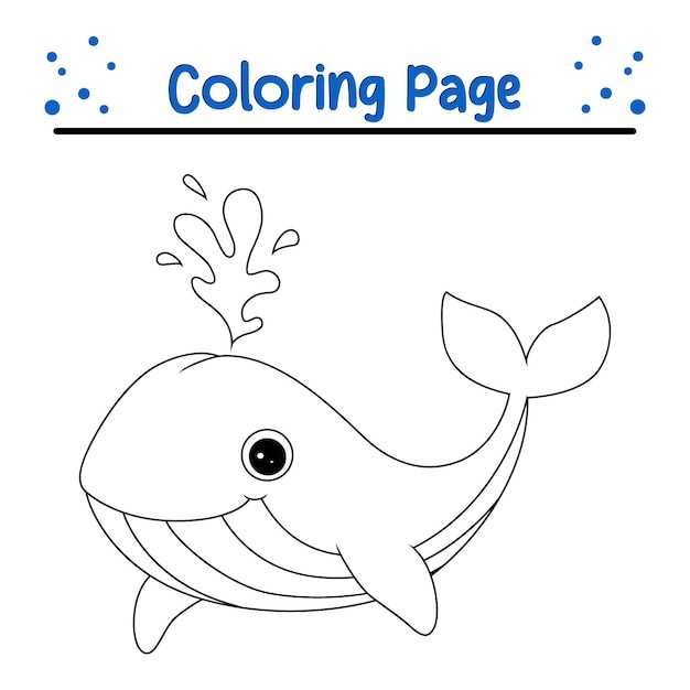 whale coloring pages printable