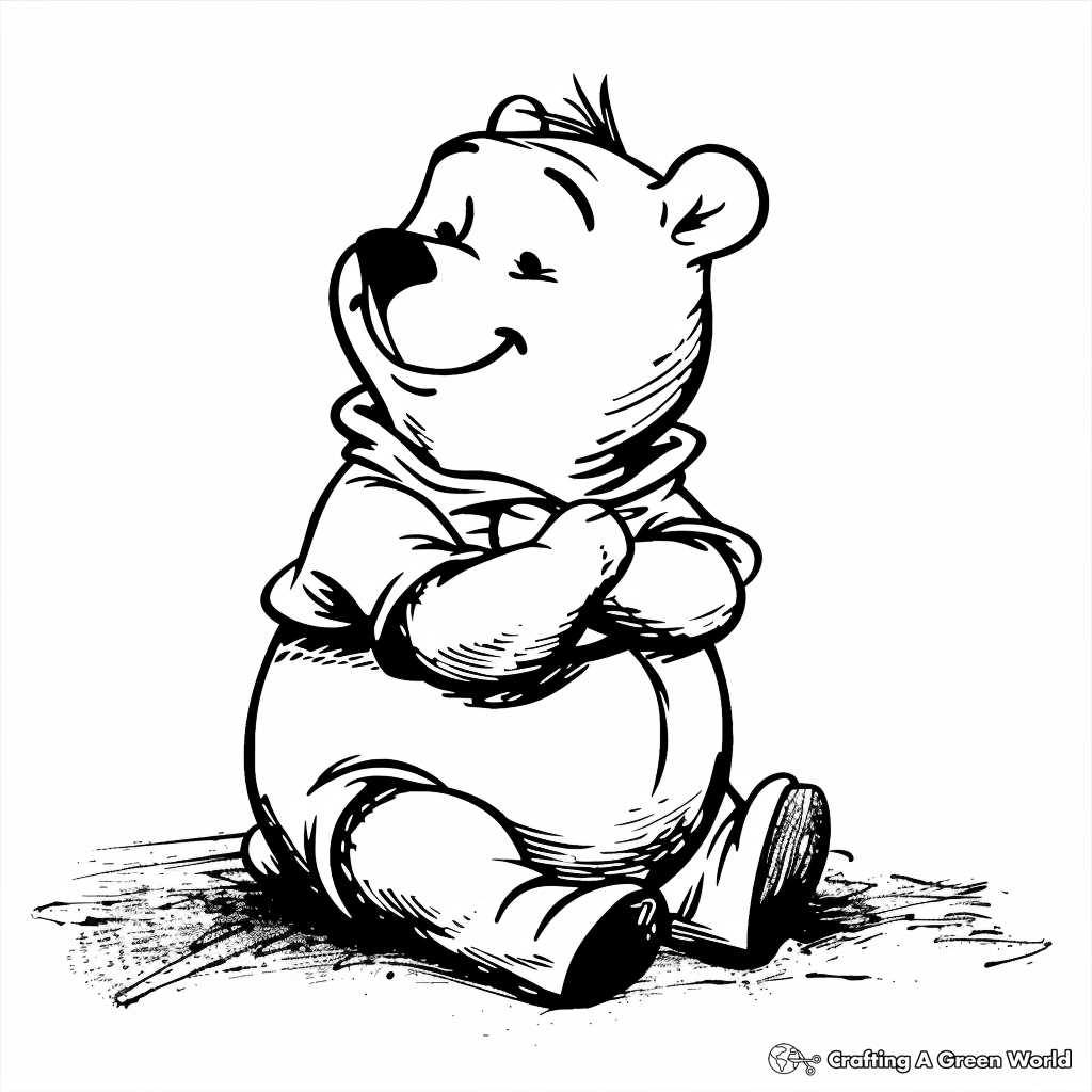 winnie the pooh coloring pages free printable