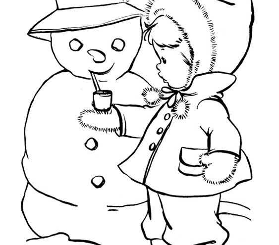 winter coloring sheets free printable