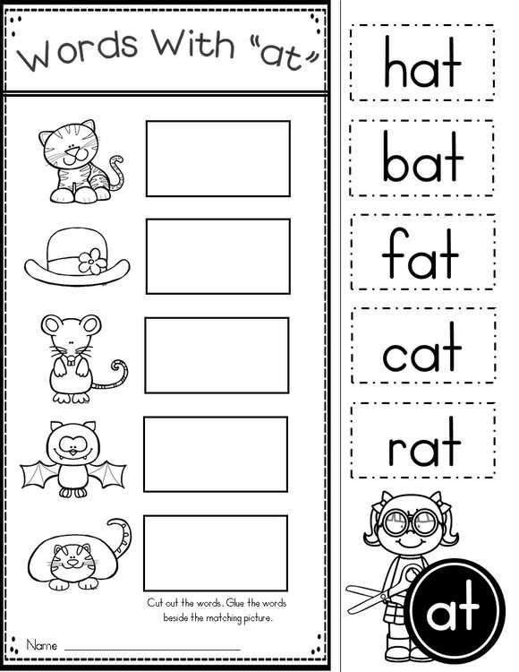 word family printables