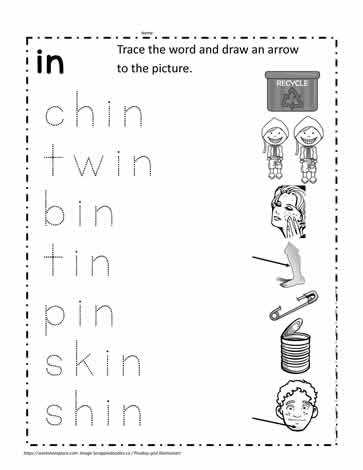 word family printables