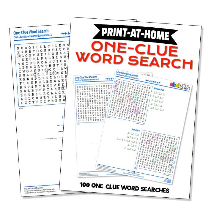 word search template free printable