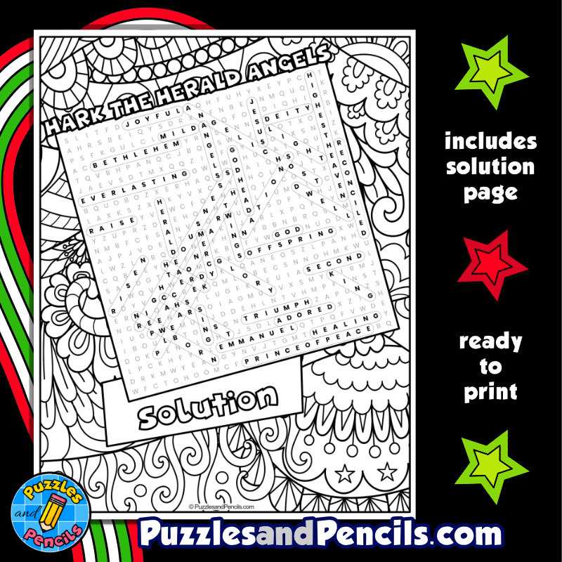 words to hark the herald angels sing printable