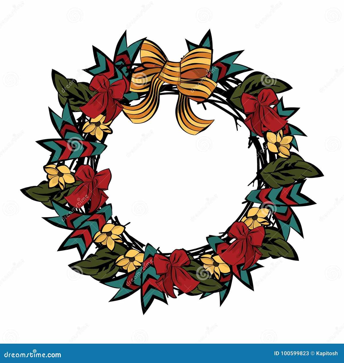 wreath printable template