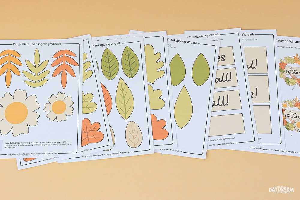 wreath printable template
