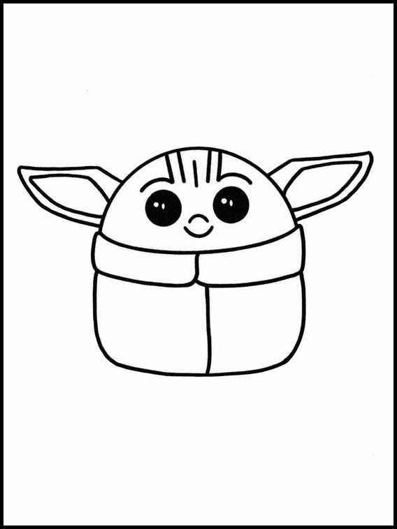 yoda printable coloring pages