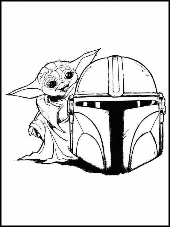 yoda printable coloring pages
