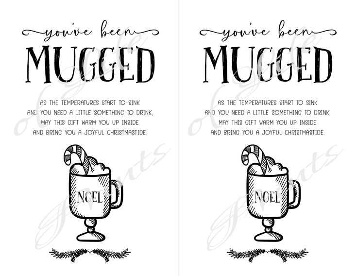 youve been mugged free printable
