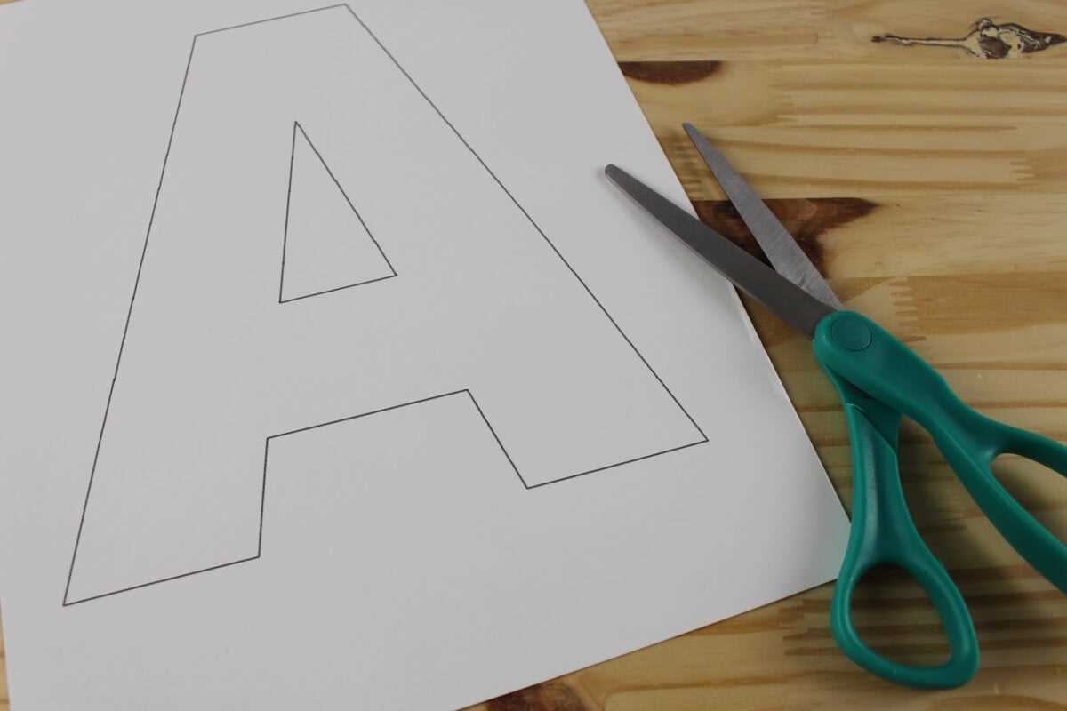 a for apple printable