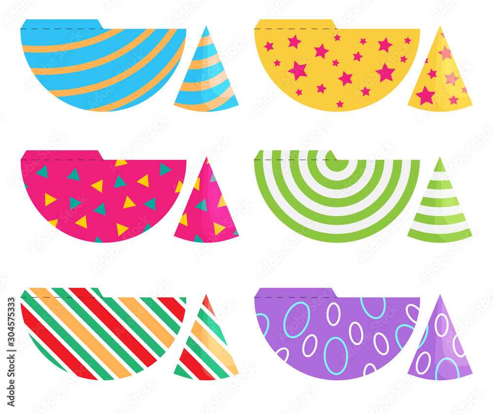 free printable party hat template