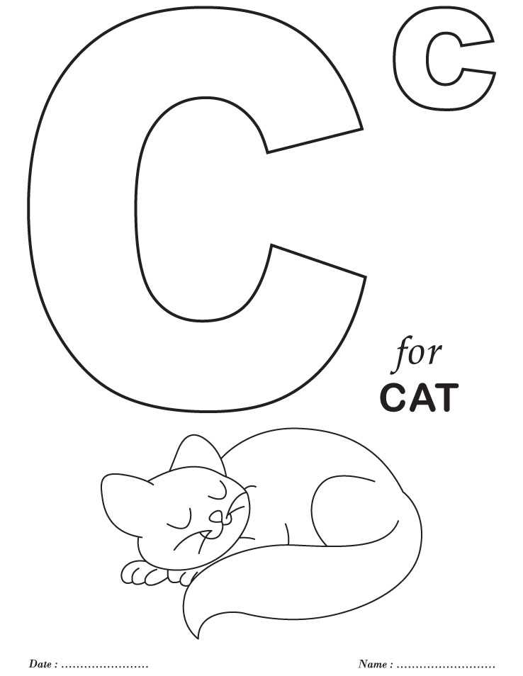 abc coloring pages free printables