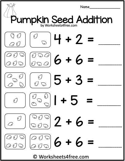 addition free printables