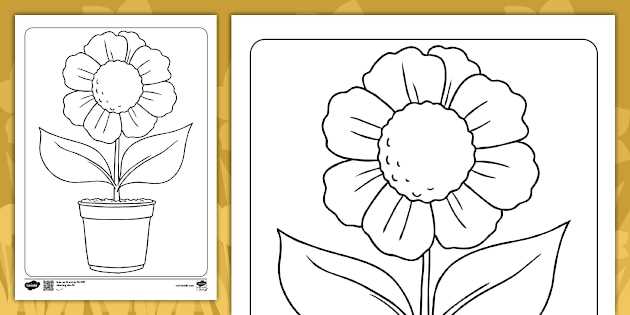 printable flowers coloring pages
